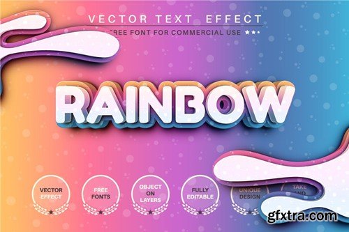 Unicorn Dream - Editable Text Effect, Font Style FYQGWX6 Unicorn Dream - Editable Text Effect, Font Style FYQGWX6