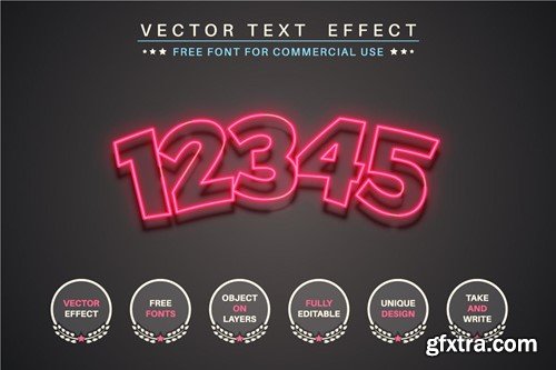 Night Party - Editable Text Effect, Font Style 95BQAG9