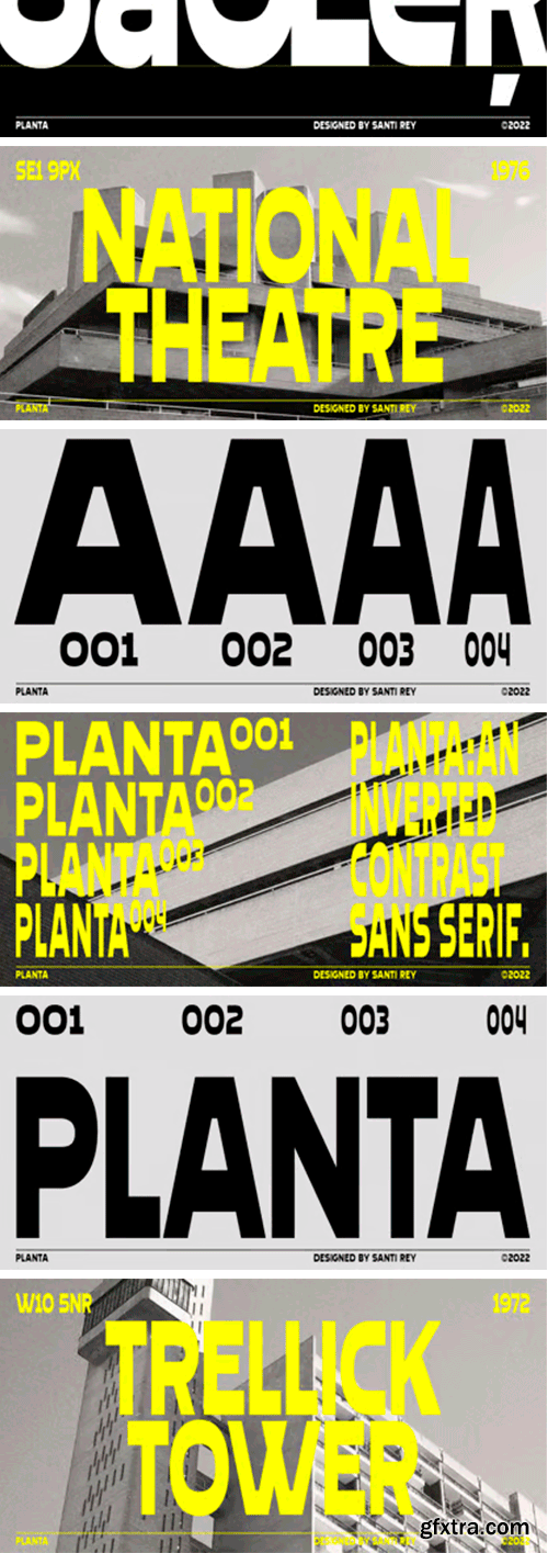 Planta Font Family