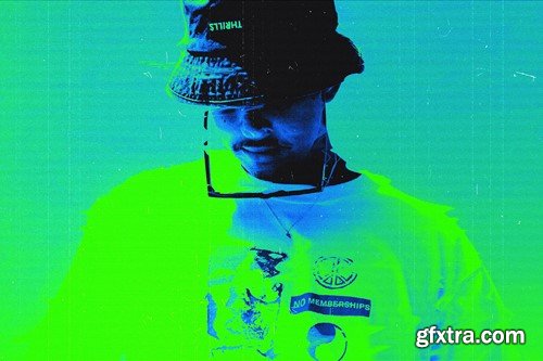 Creepy TV Glitch Photo Effect GG4RB2K