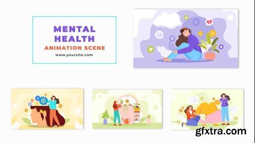 Videohive Cartoon Animation Scene of Characters and Mental Health 47865499 Videohive Cartoon Animation Scene of Characters and Mental Health 47865499
