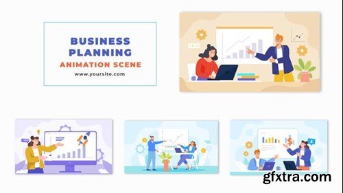 Videohive Flat Design Corporate Business Strategy Animation Scene 47865011 Videohive Flat Design Corporate Business Strategy Animation Scene 47865011