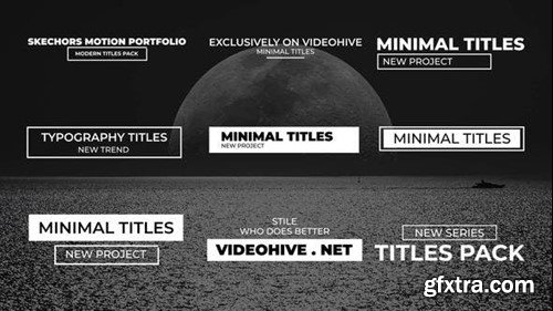 Videohive Minimal Titles 47826758