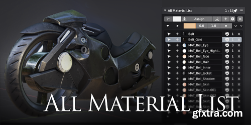 All Material List V2.7.57 - Blender