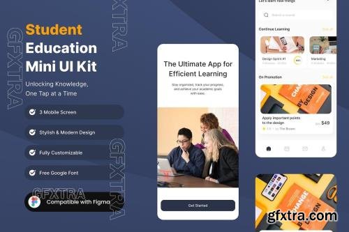 Student Education Mini Mobile App Template ERJB568