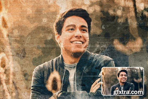 Photograph Damaged Effect VT4J6RL