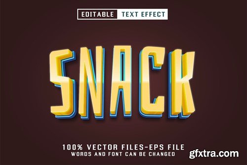 Snack Editable Text Effect FMMGPG5