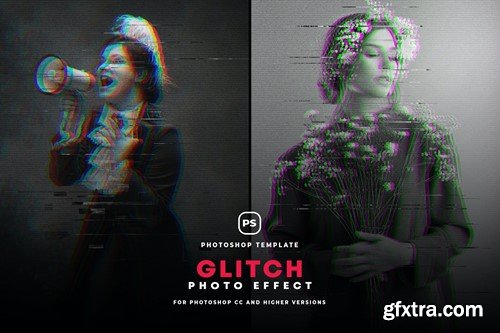 Glitch Photo Effect 4FH3KUF