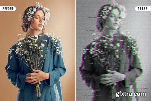 Glitch Photo Effect 4FH3KUF