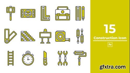 Videohive Construction Icon After Effect 47888652