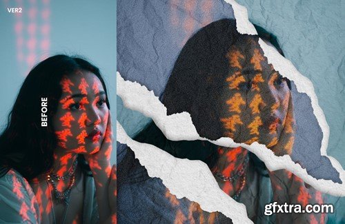 Torn Paper Photoshop Effect PVF9K6M