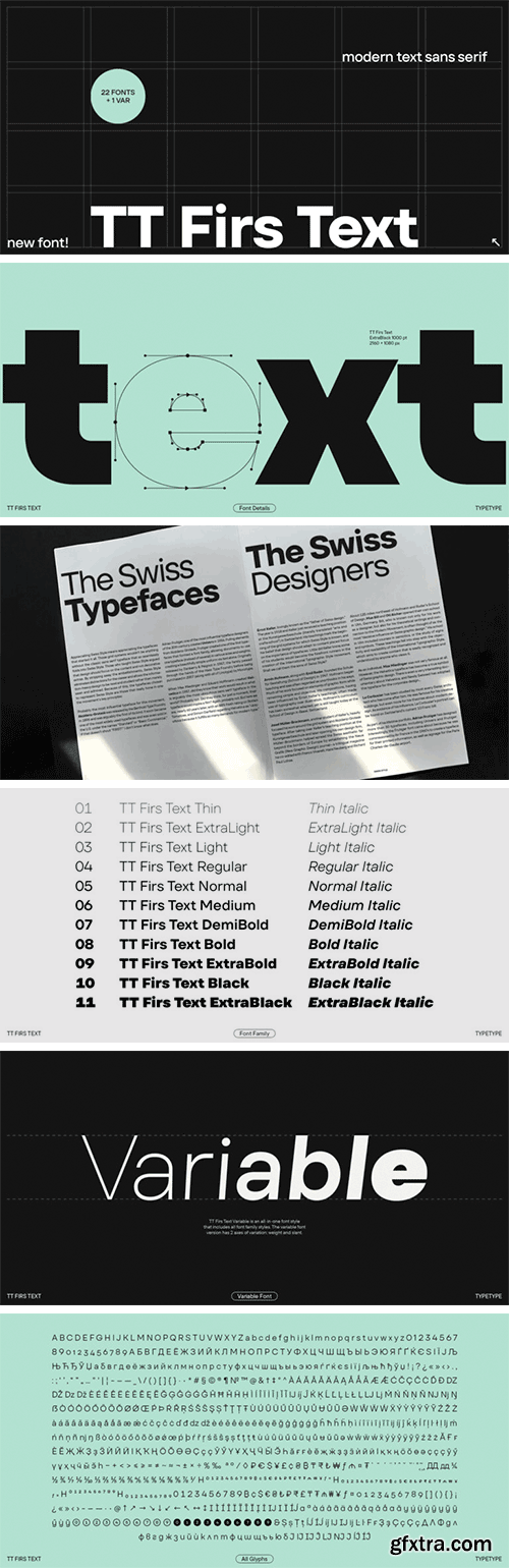 TT Firs Text Font Family