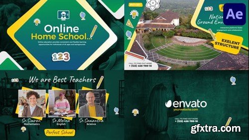 Videohive Online Home School for After Effects 47834332 Videohive Online Home School for After Effects 47834332