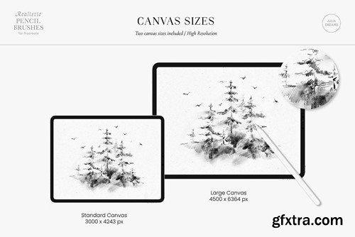 Realistic Pencil Procreate Brushes VXAR6UB Realistic Pencil Procreate Brushes VXAR6UB