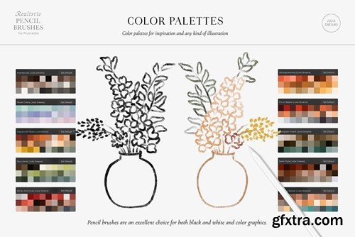 Realistic Pencil Procreate Brushes VXAR6UB Realistic Pencil Procreate Brushes VXAR6UB