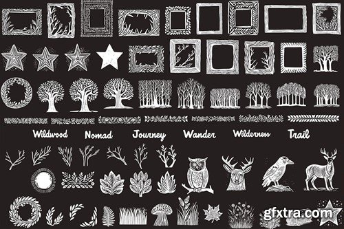 Wildwood Procreate Brushes V3CRBXF Wildwood Procreate Brushes V3CRBXF