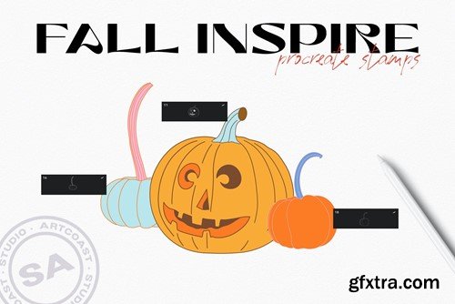 Fall Inspire Procreate Stamp 4C5KWL8 Fall Inspire Procreate Stamp 4C5KWL8