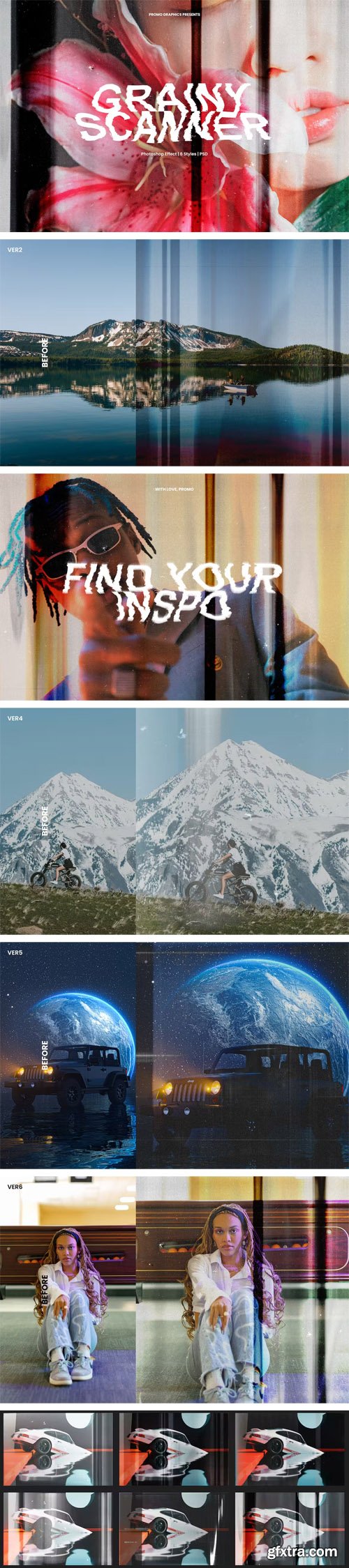 Grainy Scanner Effects for Photoshop