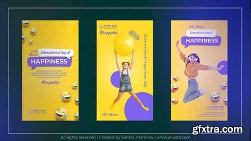 Videohive International Day of Happiness Emoji Instagram Story 47863305 Videohive International Day of Happiness Emoji Instagram Story 47863305