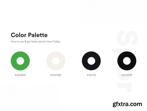 Sport News Concept Mobile App Ui8.net