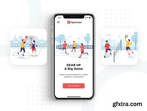 Sport Illustrators Pack Ui8.net