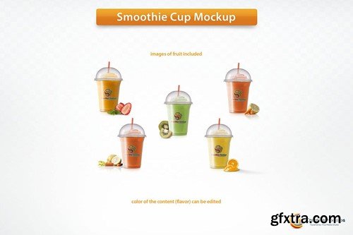 Smoothie Cup Mockup DXT2KKD Smoothie Cup Mockup DXT2KKD