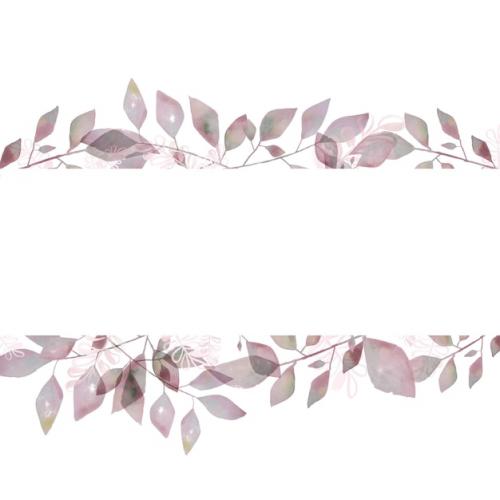 Premium PSD | Hand drawn watercolour botanical pattern Premium PSD