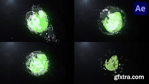 Videohive Water Sphere Logo for After Effects 47940005
