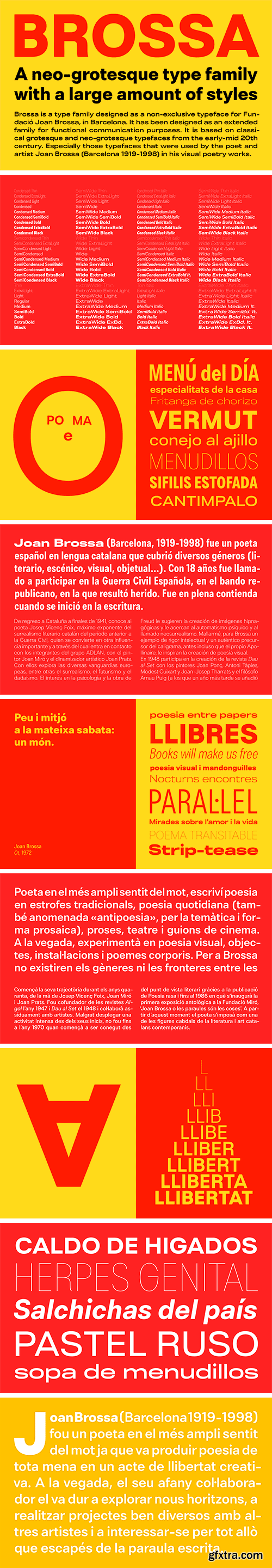 Brossa Font Family