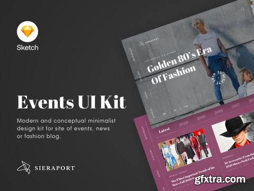 Sieraport Events UI Kit Ui8.net