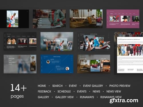 Sieraport Events UI Kit Ui8.net