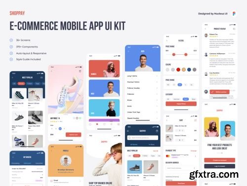 SHOPPAY - E-commerce / online store mobile app UI kit Ui8.net