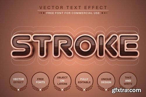 Dark Wood - Editable Text Effect, Font Style M9J795D