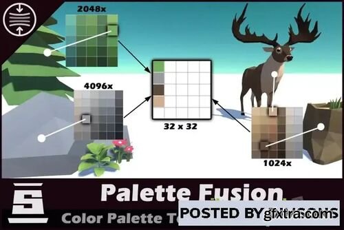 Palette Fusion (Texture Color Palette Optimizer & Compressor) v1.0