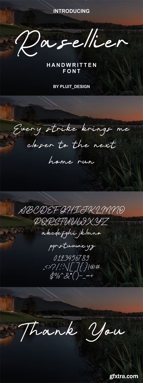 Rasellier Handwritten Font