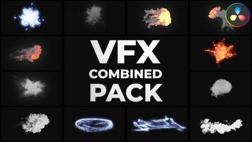 Videohive - VFX Combined Pack for DaVinci Resolve - 48015748 - 48015748