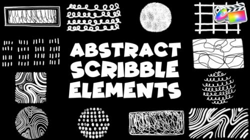 Videohive - Brush Abstract Scribble Elements | FCPX - 48028633 - 48028633