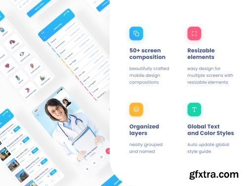 Seanic - Find Clinic App UI Kit Ui8.net
