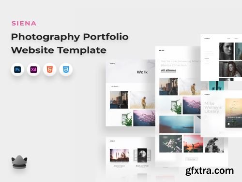 Siena - Photography Website Template Ui8.net