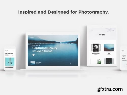 Siena - Photography Website Template Ui8.net