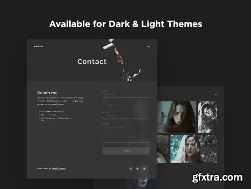 Siena - Photography Website Template Ui8.net