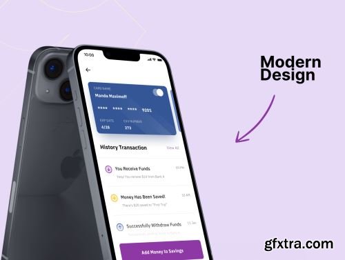 Simpan - Saving App UI Kit Ui8.net