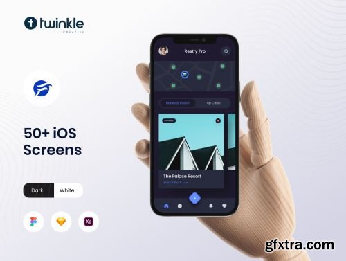 Retro - Real Estate App UI KIT Ui8.net