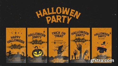 Videohive Halloween Party Instagram Stories 48204399