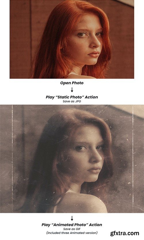 Animated Vintage Effect - Photoshop Action 9E3CCFU