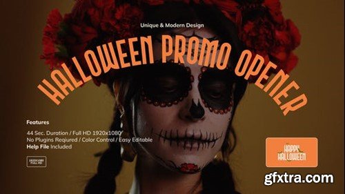 Videohive Halloween Promo Opener 48215171