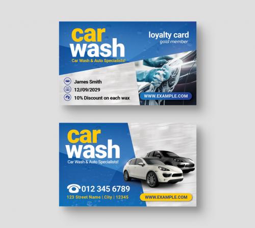 Car Wash Business Card Layout 638401382