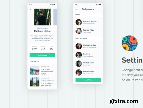 Reizen - Travel UI Kit Ui8.net