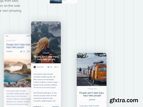 Reizen - Travel UI Kit Ui8.net
