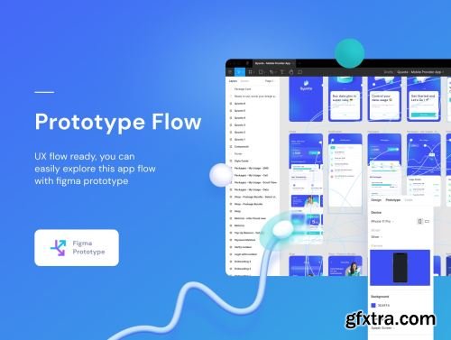 Qyuota Mobile Provider App UI Kit Ui8.net